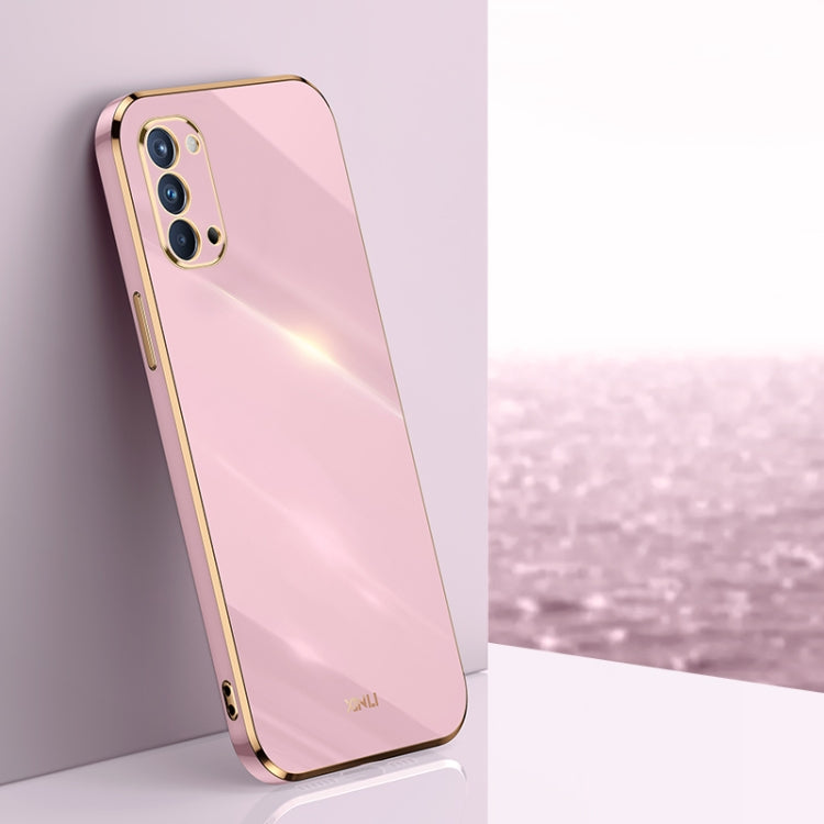 XINLI Straight Edge 6D Electroplate TPU Phone Case, For OPPO A93, For OPPO F11, For OPPO Find X3 Pro, For OPPO K9, For OPPO Reno4, For OPPO Reno4 Pro, For OPPO Reno4 SE
