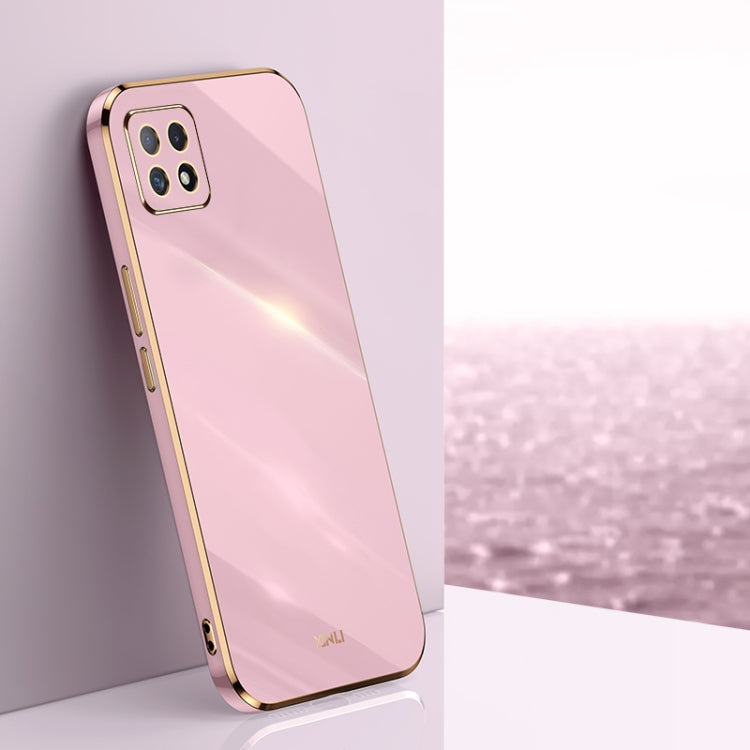 XINLI Straight Edge 6D Electroplate TPU Phone Case, For OPPO Reno5 4G, For OPPO Reno5 Pro, For OPPO Reno5 Pro+, For OPPO Reno6 Pro+ 5G, For OPPO Reno6 5G, For OPPO Reno6 Pro 5G, For OPPO A53 5G, For OPPO A53