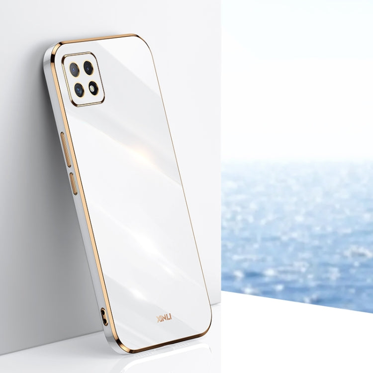 XINLI Straight Edge 6D Electroplate TPU Phone Case, For OPPO Reno5 4G, For OPPO Reno5 Pro, For OPPO Reno5 Pro+, For OPPO Reno6 Pro+ 5G, For OPPO Reno6 5G, For OPPO Reno6 Pro 5G, For OPPO A53 5G, For OPPO A53