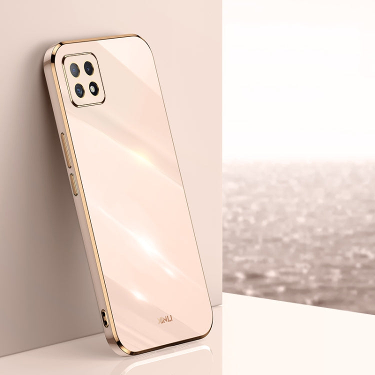 XINLI Straight Edge 6D Electroplate TPU Phone Case, For OPPO Reno5 4G, For OPPO Reno5 Pro, For OPPO Reno5 Pro+, For OPPO Reno6 Pro+ 5G, For OPPO Reno6 5G, For OPPO Reno6 Pro 5G, For OPPO A53 5G, For OPPO A53