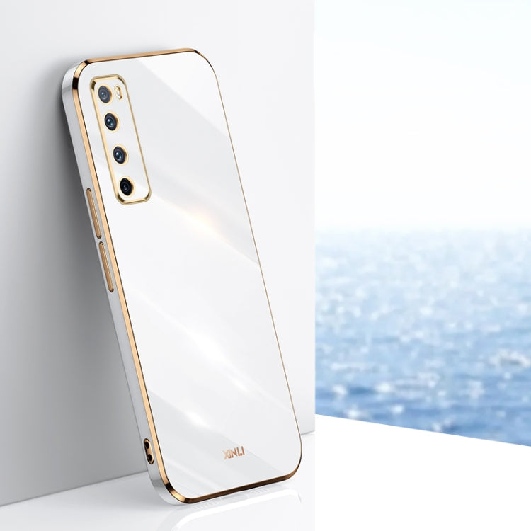 XINLI Straight Edge 6D Electroplate TPU Phone Case, For Huawei nova 7 5G, For Huawei nova 7 Pro 5G, For Huawei nova 7 SE, For Huawei nova 8 Pro 5G, For Huawei nova 8 SE, For Huawei P30