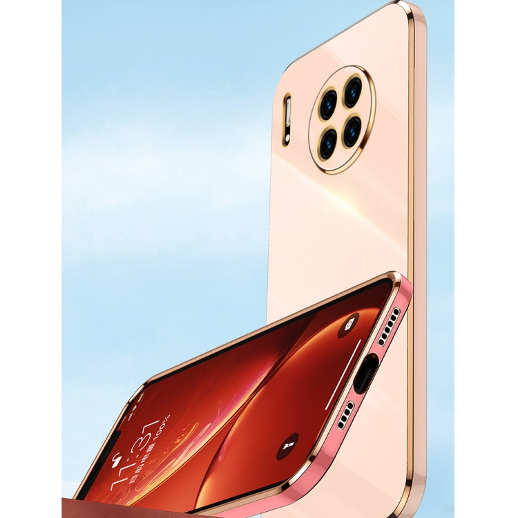 XINLI Straight Edge 6D Electroplate TPU Phone Case with Ring Holder, For Huawei Mate 30, For Huawei Mate 30 Pro, For Huawei Mate 40, For Huawei Mate 40 Pro, For Huawei nova 6 5G, For Huawei nova 6 SE