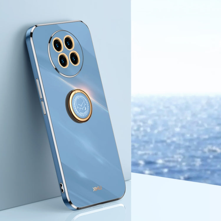 XINLI Straight Edge 6D Electroplate TPU Phone Case with Ring Holder, For Huawei Mate 30, For Huawei Mate 30 Pro, For Huawei Mate 40, For Huawei Mate 40 Pro, For Huawei nova 6 5G, For Huawei nova 6 SE