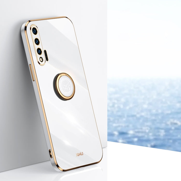 XINLI Straight Edge 6D Electroplate TPU Phone Case with Ring Holder, For Huawei Mate 30, For Huawei Mate 30 Pro, For Huawei Mate 40, For Huawei Mate 40 Pro, For Huawei nova 6 5G, For Huawei nova 6 SE