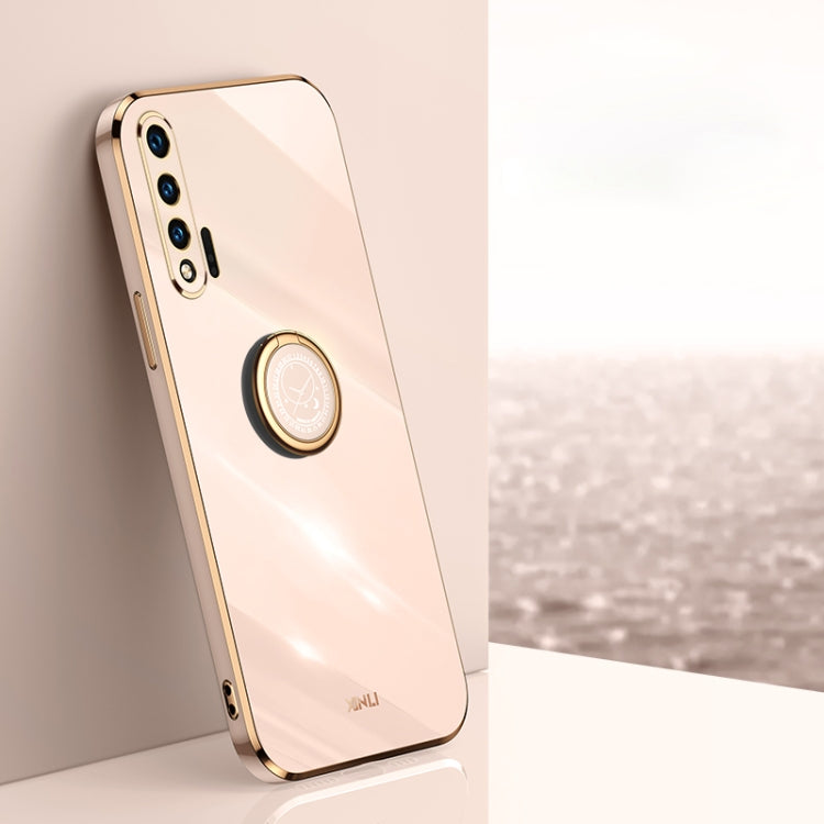 XINLI Straight Edge 6D Electroplate TPU Phone Case with Ring Holder, For Huawei Mate 30, For Huawei Mate 30 Pro, For Huawei Mate 40, For Huawei Mate 40 Pro, For Huawei nova 6 5G, For Huawei nova 6 SE