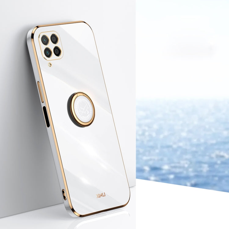 XINLI Straight Edge 6D Electroplate TPU Phone Case with Ring Holder, For Huawei Mate 30, For Huawei Mate 30 Pro, For Huawei Mate 40, For Huawei Mate 40 Pro, For Huawei nova 6 5G, For Huawei nova 6 SE