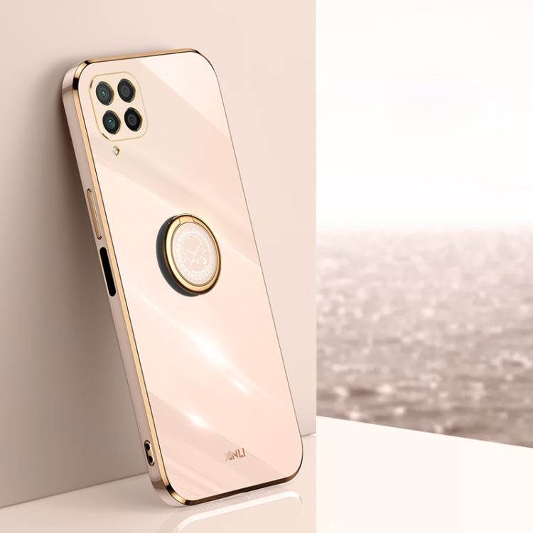 XINLI Straight Edge 6D Electroplate TPU Phone Case with Ring Holder, For Huawei Mate 30, For Huawei Mate 30 Pro, For Huawei Mate 40, For Huawei Mate 40 Pro, For Huawei nova 6 5G, For Huawei nova 6 SE