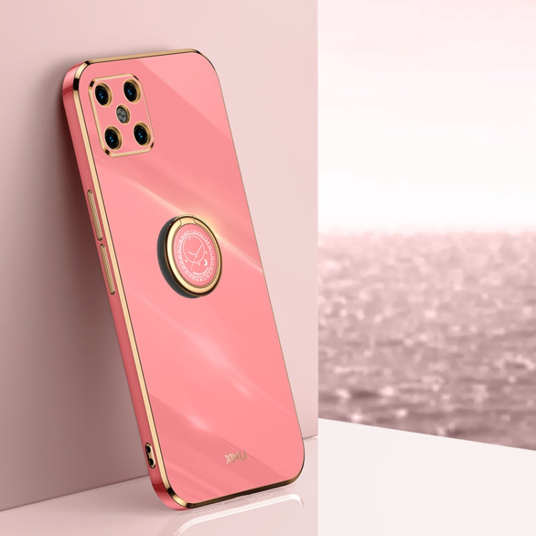 XINLI Straight Edge 6D Electroplate TPU Phone Case with Ring Holder, For Huawei nova 7 5G, For Huawei nova 7 Pro 5G, For Huawei nova 7 SE, For Huawei nova 8 5G, For Huawei nova 8 Pro 5G, For Huawei nova 8 SE