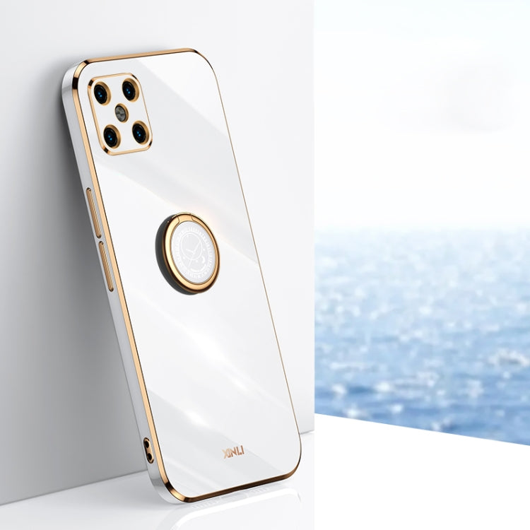 XINLI Straight Edge 6D Electroplate TPU Phone Case with Ring Holder, For Huawei nova 7 5G, For Huawei nova 7 Pro 5G, For Huawei nova 7 SE, For Huawei nova 8 5G, For Huawei nova 8 Pro 5G, For Huawei nova 8 SE