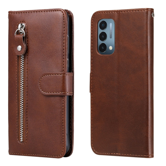 Fashion Calf Texture Zipper Horizontal Flip Leather Case with Stand & Card Slots & Wallet Function, For OnePlus Nord N200 5G, For OnePlus Nord CE 5G, For OPPO Realme 8 5G / Realme V13 5G, For OPPO Realme GT 5G, For vivo V21 5G / 4G