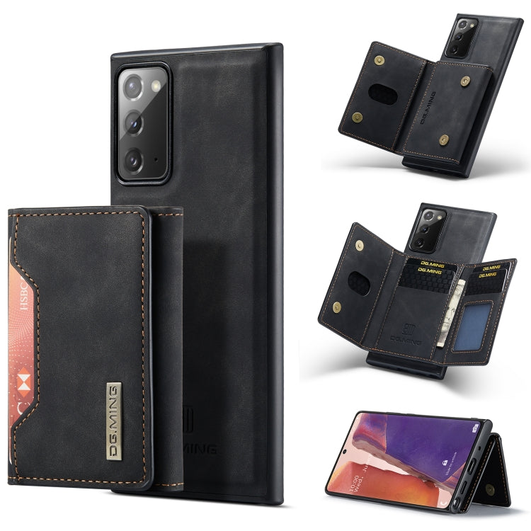 DG.MING M2 Series 3-Fold Multi Card Bag + Magnetic Back Cover Shockproof Case with Wallet & Holder Function, For Samsung Galaxy A02s, For Samsung Galaxy A32 5G, For Samsung Galaxy A42 5G, For Samsung Galaxy A52 5G / 4G, For Samsung Galaxy A72 5G / 4G  ...