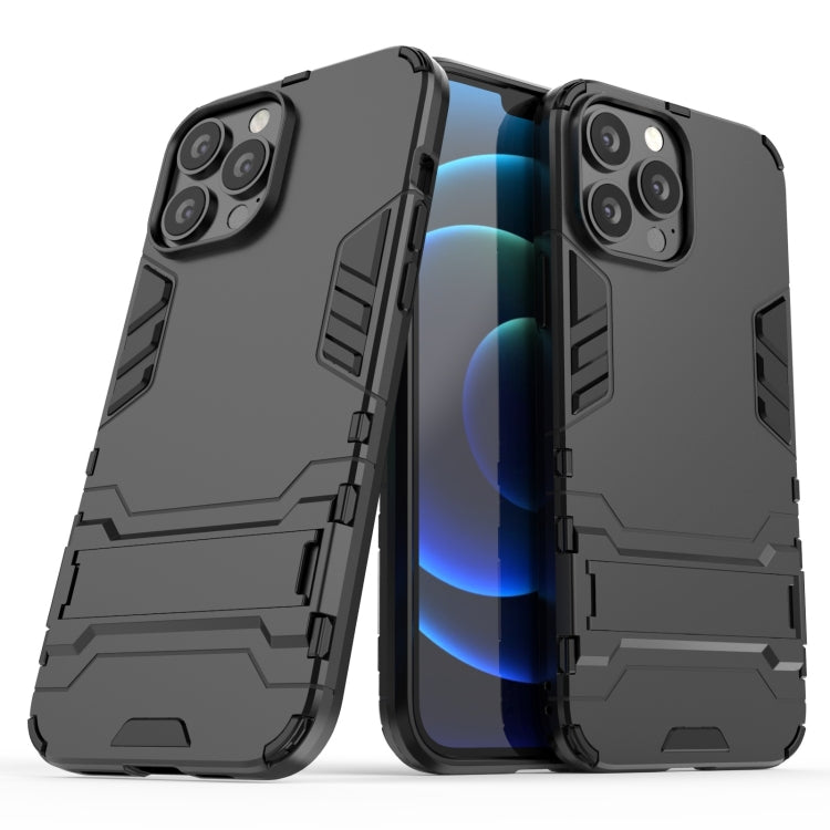PC + TPU Shockproof Protective Case with Invisible Holder, For iPhone 13 mini, For iPhone 13, For iPhone 13 Pro, For iPhone 13 Pro Max