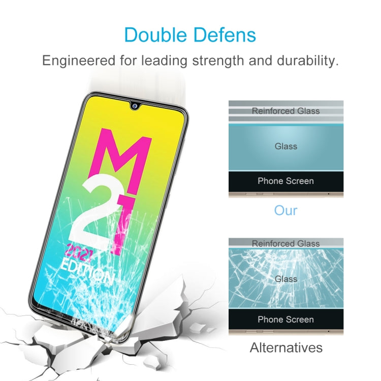 10 PCS 0.26mm 9H 2.5D Tempered Glass Film, For Samsung Galaxy M21 2021/M21s/M21 (10 PCS), For Xiaomi Poco X3 GT (10 PCS), For Xiaomi Poco F3 GT (10 PCS), For Xiaomi Redmi Note 10T 5G (10 PCS)