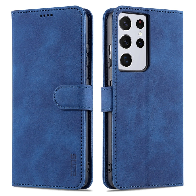 AZNS Skin Feel Calf Texture Horizontal Flip Leather Case with Card Slots & Holder & Wallet, For Samsung Galaxy M62 / F62, For Samsung Galaxy Note10+, For Samsung Galaxy Note20, For Samsung Galaxy Note20 Ultra, For Samsung Galaxy S21 5G                 ...