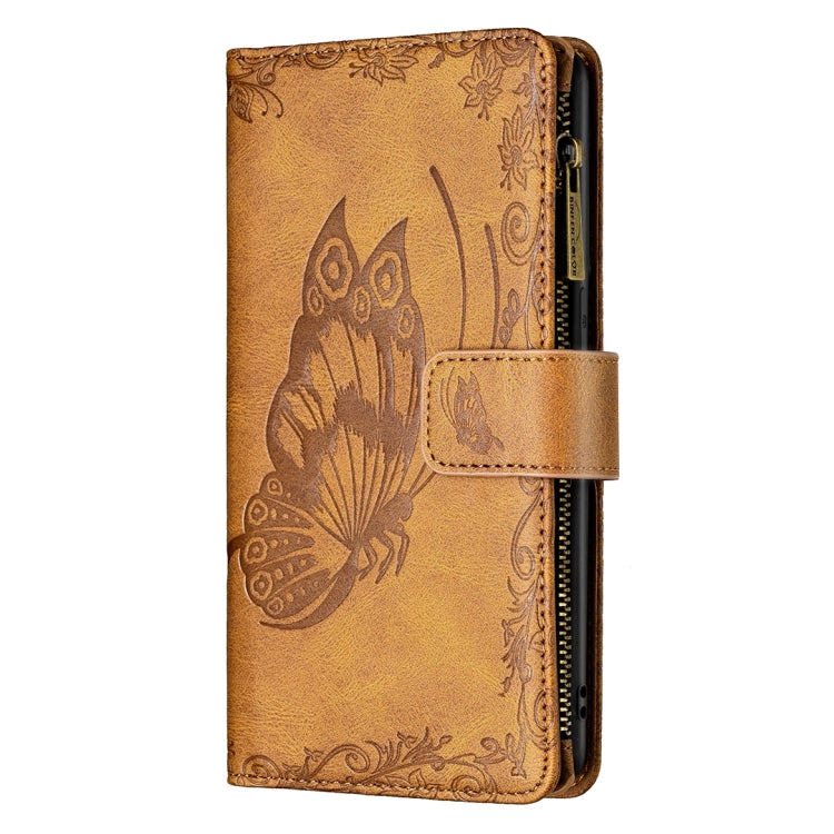 Flying Butterfly Embossing Pattern Zipper Horizontal Flip Leather Case with Holder & Card Slots & Wallet, For iPhone 13 mini, For iPhone 13, For iPhone 13 Pro, For iPhone 13 Pro Max