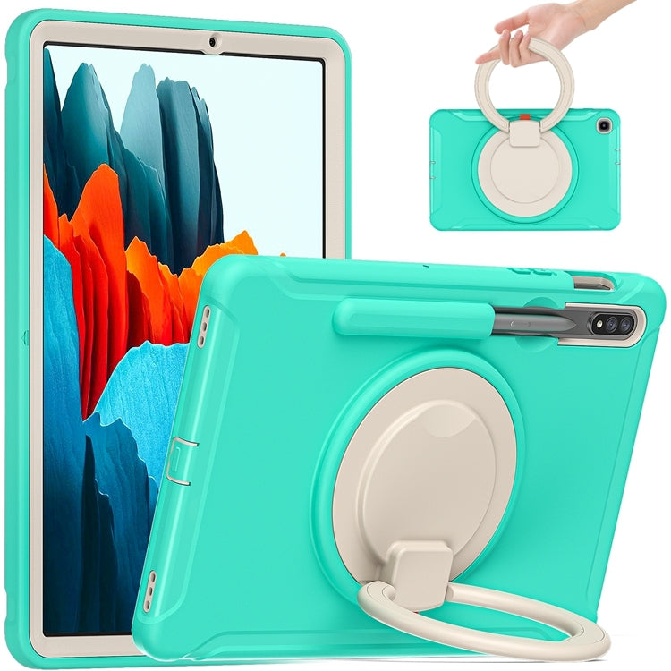 Shockproof TPU + PC Protective Case with 360 Degree Rotation Foldable Handle Grip Holder & Pen Slot, For Samsung Galaxy Tab S8+ / Tab S8 Plus /  Tab S7 FE / Tab S7+/S7 FE 12.4 inch T970, For Samsung Galaxy Tab S8 / Galaxy Tab S7 870