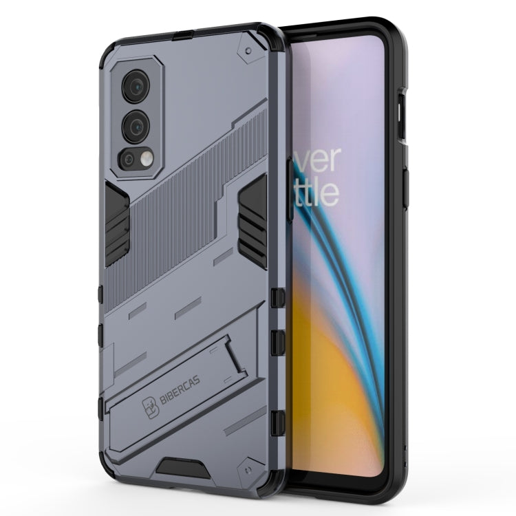 Punk Armor 2 in 1 PC + TPU Shockproof Case with Invisible Holder, For OnePlus Nord 2 5G, For Honor X20 SE