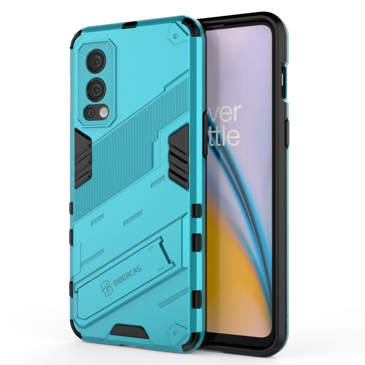 Punk Armor 2 in 1 PC + TPU Shockproof Case with Invisible Holder, For OnePlus Nord 2 5G, For Honor X20 SE