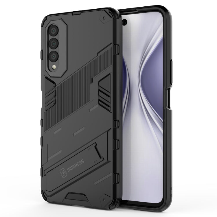 Punk Armor 2 in 1 PC + TPU Shockproof Case with Invisible Holder, For OnePlus Nord 2 5G, For Honor X20 SE