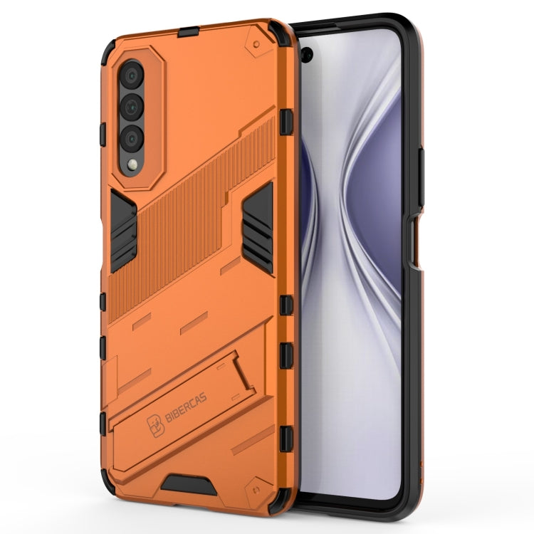 Punk Armor 2 in 1 PC + TPU Shockproof Case with Invisible Holder, For OnePlus Nord 2 5G, For Honor X20 SE