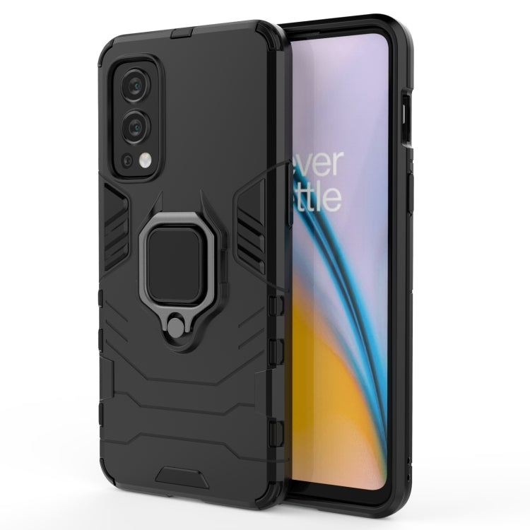 PC + TPU Shockproof Protective Case with Magnetic Ring Holder, For OnePlus Nord 2 5G, For Honor X20 SE