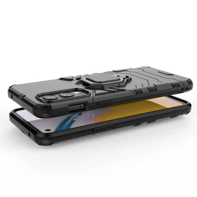 PC + TPU Shockproof Protective Case with Magnetic Ring Holder, For OnePlus Nord 2 5G, For Honor X20 SE