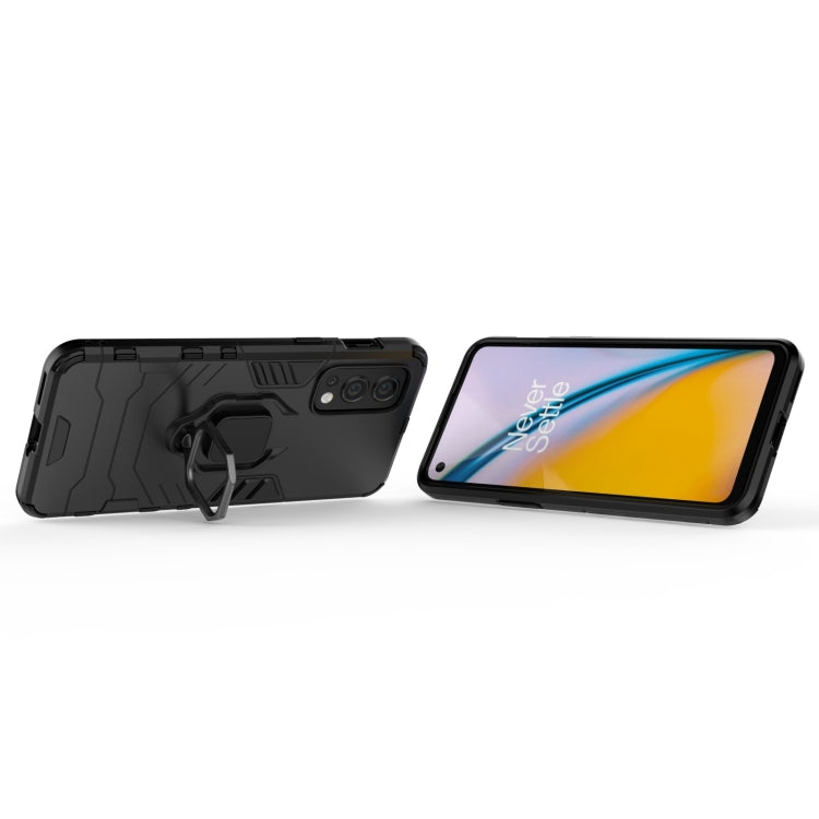 PC + TPU Shockproof Protective Case with Magnetic Ring Holder, For OnePlus Nord 2 5G, For Honor X20 SE