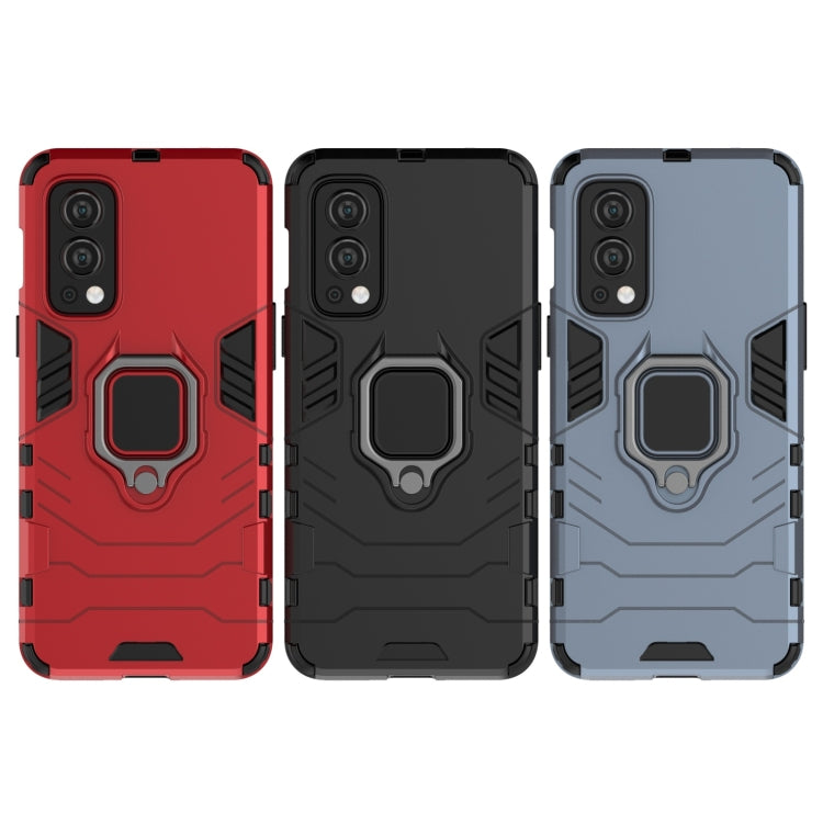 PC + TPU Shockproof Protective Case with Magnetic Ring Holder, For OnePlus Nord 2 5G, For Honor X20 SE