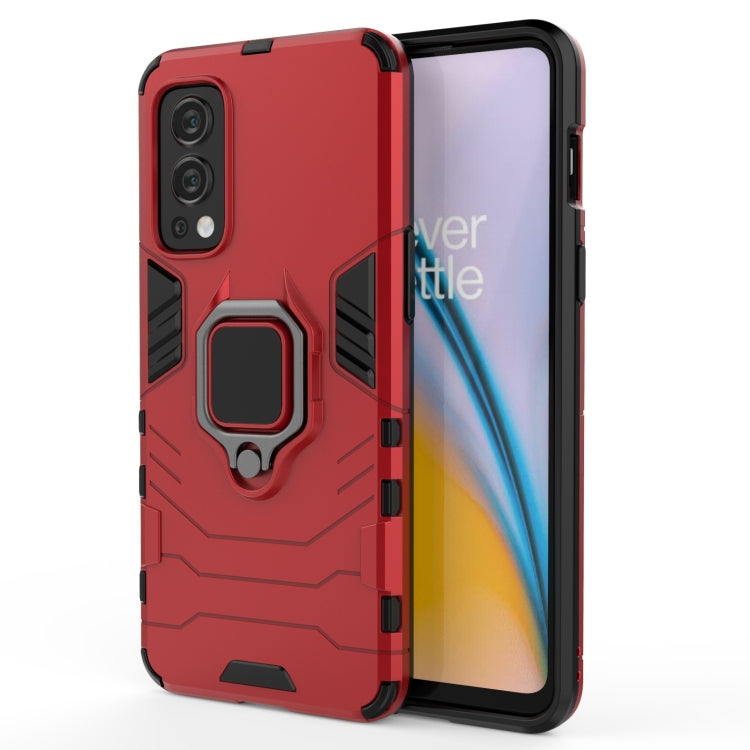 PC + TPU Shockproof Protective Case with Magnetic Ring Holder, For OnePlus Nord 2 5G, For Honor X20 SE