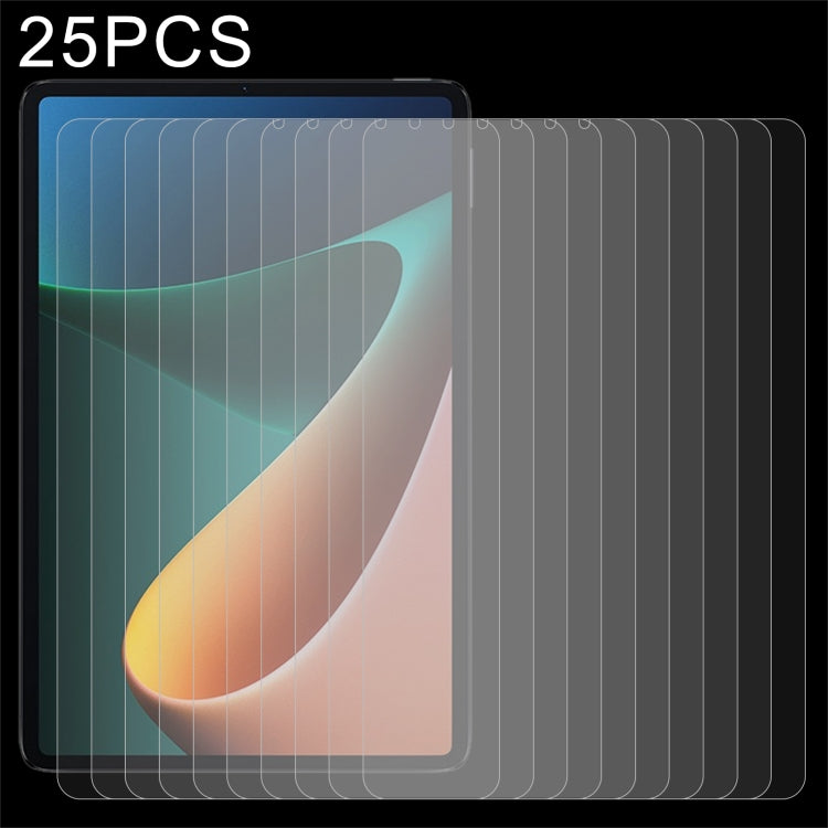 25 PCS 9H 2.5D Explosion-proof Tempered Glass Film, For Xiaomi Pad 5 (25 PCS)