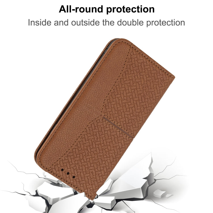 Woven Texture Stitching Magnetic Horizontal Flip PU Leather Case with Holder & Card Slots & Wallet & Lanyard, For iPhone 8 Plus / 7 Plus, For iPhone 11, For iPhone 11 Pro, For iPhone 11 Pro Max, For iPhone 12 / 12 Pro, For iPhone 12 Pro Max            ...