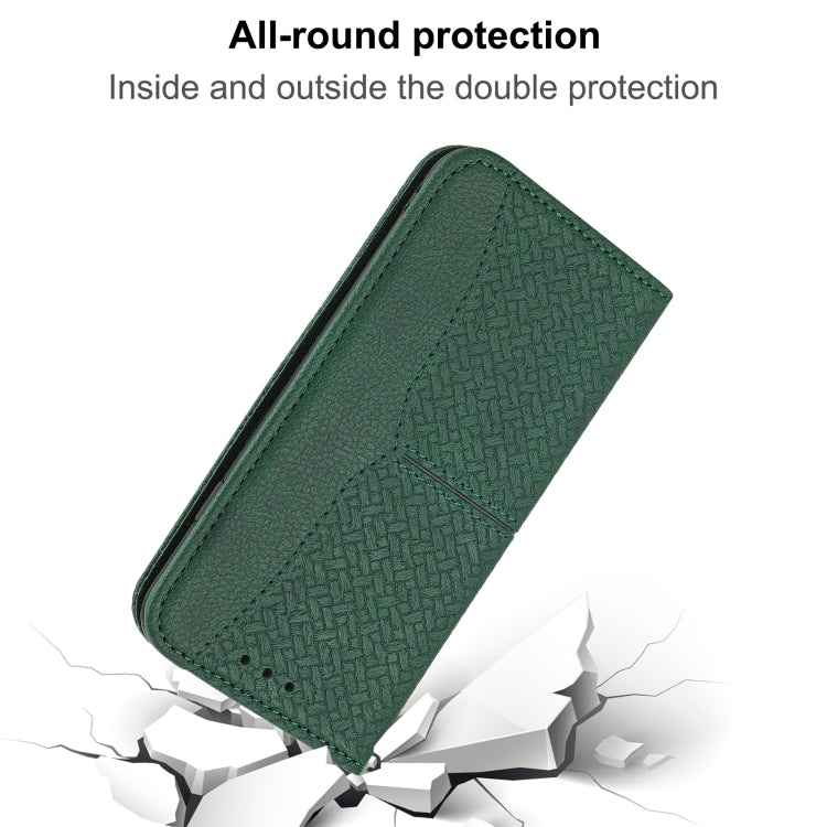 Woven Texture Stitching Magnetic Horizontal Flip PU Leather Case with Holder & Card Slots & Wallet & Lanyard, For Samsung Galaxy A52 4G / 5G, For Samsung Galaxy S20 FE, For Samsung Galaxy A02s 164mm, For Samsung Galaxy A02s 166mm                       ...