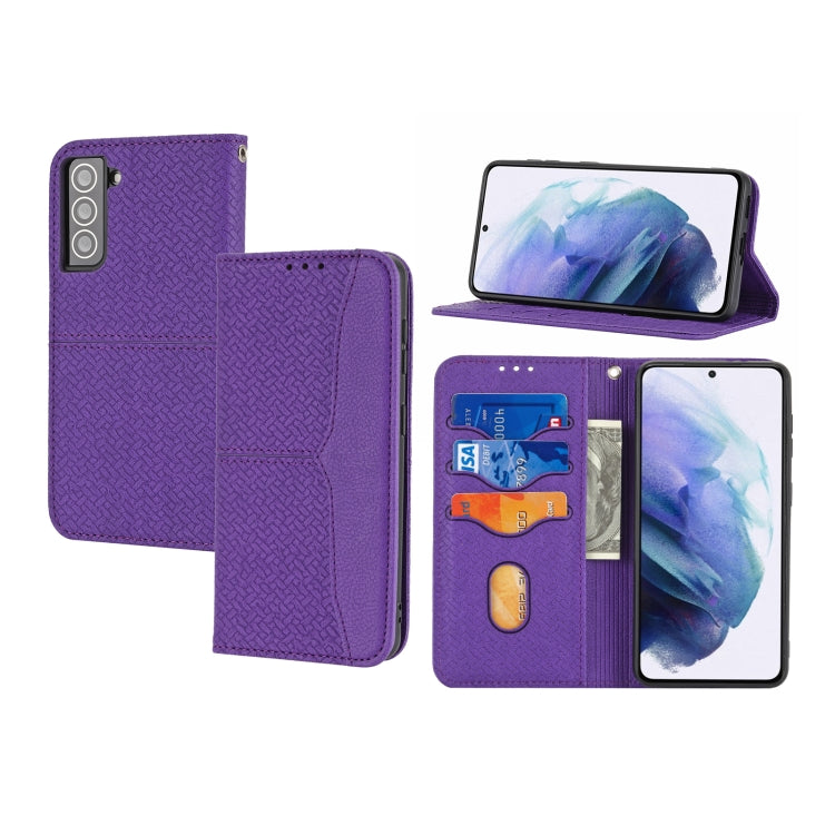 Woven Texture Stitching Magnetic Horizontal Flip PU Leather Case with Holder & Card Slots & Wallet & Lanyard, For Samsung Galaxy A32 4G, For Samsung Galaxy A32 5G, For Samsung Galaxy A42 5G, For Samsung Galaxy A51, For Samsung Galaxy A71               ...