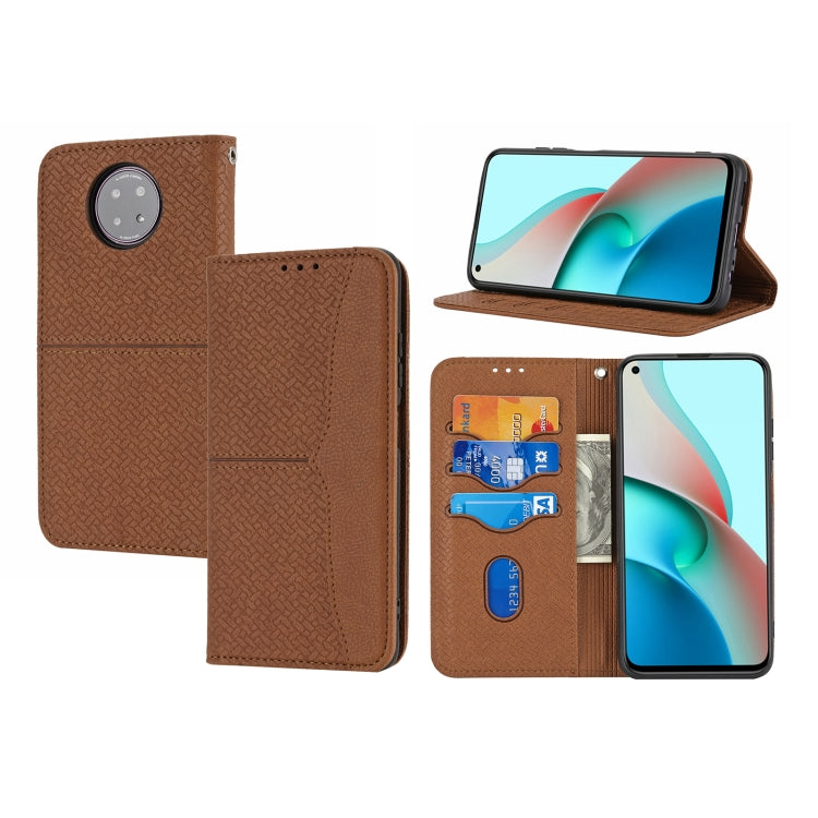 Woven Texture Stitching Magnetic Horizontal Flip PU Leather Case with Holder & Card Slots & Wallet & Lanyard, For Xiaomi Redmi Note 9 5G, For Xiaomi Redmi Note 9 Pro Max, For Xiaomi Redmi Note 10, For Xiaomi Redmi Note 10 5G                            ...