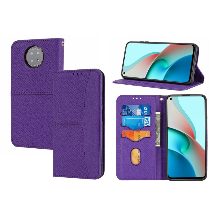 Woven Texture Stitching Magnetic Horizontal Flip PU Leather Case with Holder & Card Slots & Wallet & Lanyard, For Xiaomi Redmi Note 9 5G, For Xiaomi Redmi Note 9 Pro Max, For Xiaomi Redmi Note 10, For Xiaomi Redmi Note 10 5G                            ...