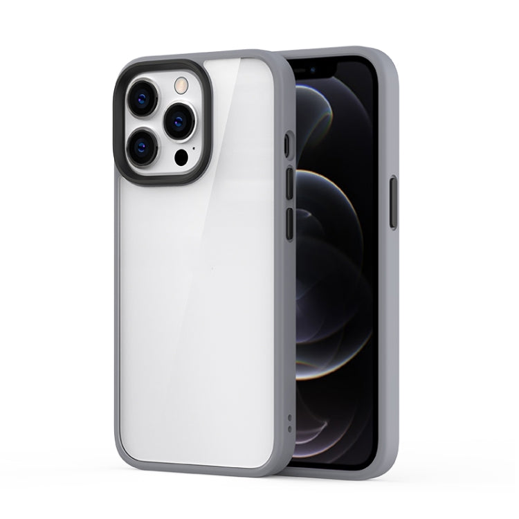 Ming Shield Hybrid Frosted Transparent PC + TPU Scratchproof Shockproof Case, For iPhone 13 mini, For iPhone 13, For iPhone 13 Pro, For iPhone 13 Pro Max