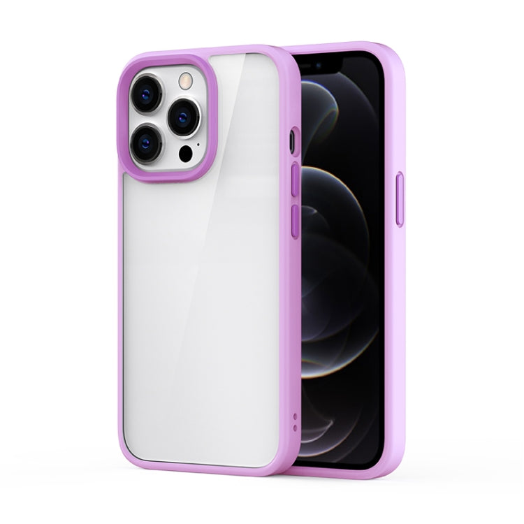 Ming Shield Hybrid Frosted Transparent PC + TPU Scratchproof Shockproof Case, For iPhone 13 mini, For iPhone 13, For iPhone 13 Pro, For iPhone 13 Pro Max