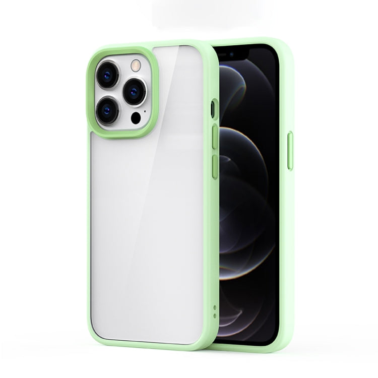Ming Shield Hybrid Frosted Transparent PC + TPU Scratchproof Shockproof Case, For iPhone 13 mini, For iPhone 13, For iPhone 13 Pro, For iPhone 13 Pro Max
