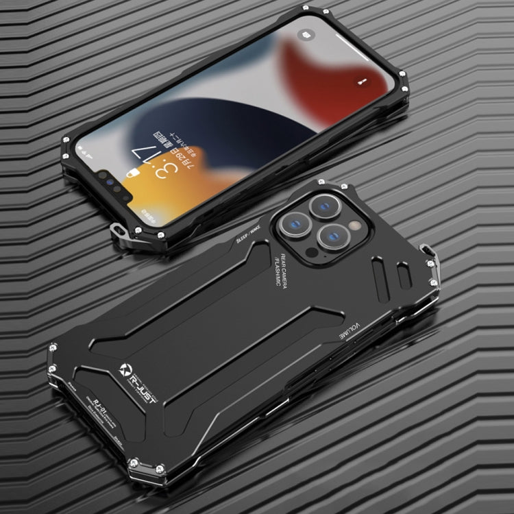 R-JUST Shockproof Armor Metal Protective Case, For iPhone 13 Pro, For iPhone 13 Pro Max, For iPhone 13