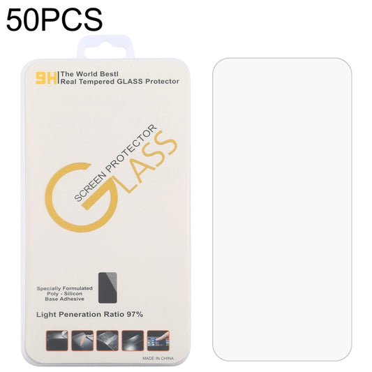 50 PCS 0.26mm 9H 2.5D Tempered Glass Film, For Nokia C01 Plus (50 PCS), For AGM X5 (50 PCS), For Nokia XR20 (50 PCS), For Blackview BL5000 Dual (50 PCS), For CAT S42 H+ (50 PCS), For Cubot Max 3 (50 PCS), For Doogee V10 5G (50 PCS)