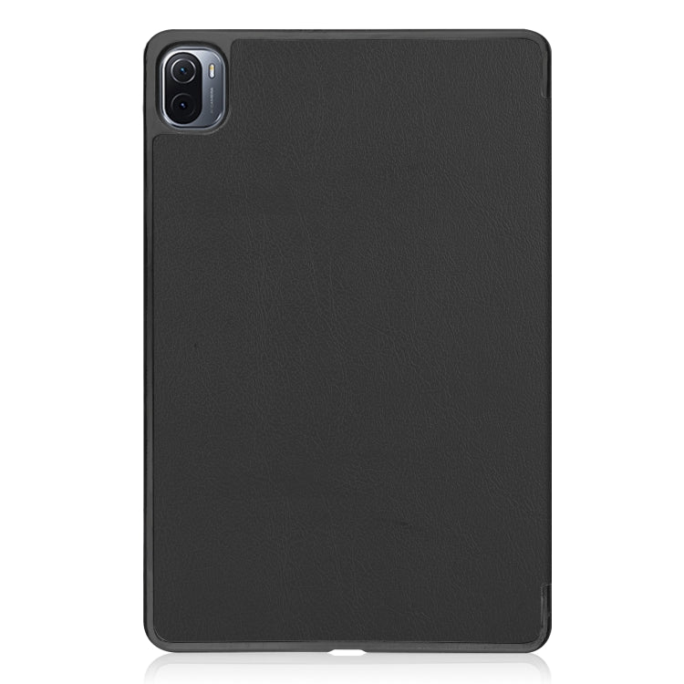 Custer Texture Horizontal Flip Leather Case with Three-folding Holder & Sleep / Wake-up Function, For Xiaomi Pad 5