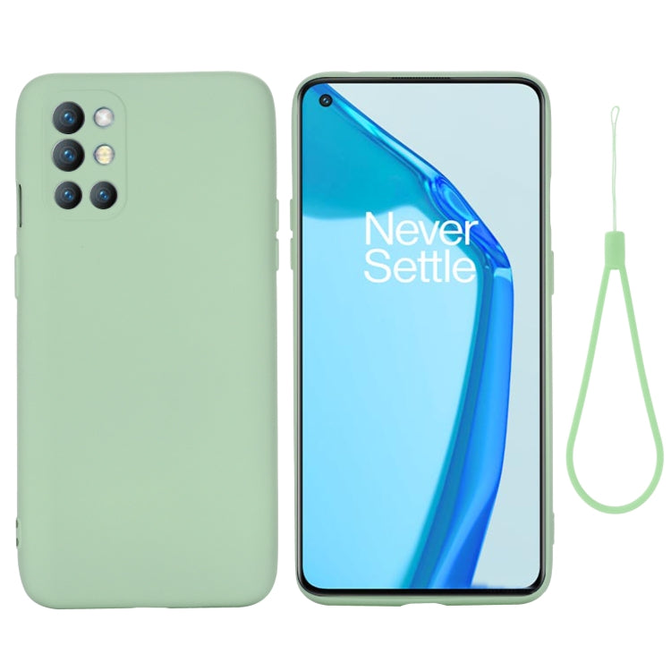 Pure Color Liquid Silicone Shockproof Full Coverage Case, For OnePlus 9R, For OnePlus Nord CE 5G