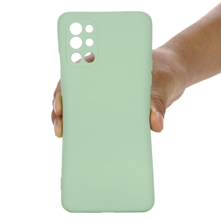 Pure Color Liquid Silicone Shockproof Full Coverage Case, For OnePlus 9R, For OnePlus Nord CE 5G