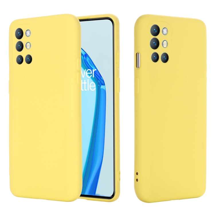 Pure Color Liquid Silicone Shockproof Full Coverage Case, For OnePlus 9R, For OnePlus Nord CE 5G