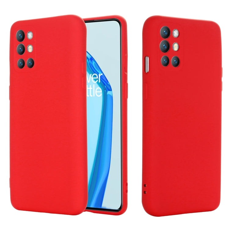 Pure Color Liquid Silicone Shockproof Full Coverage Case, For OnePlus 9R, For OnePlus Nord CE 5G