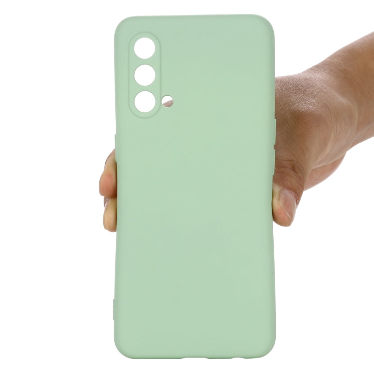 Pure Color Liquid Silicone Shockproof Full Coverage Case, For OnePlus Nord CE 5G