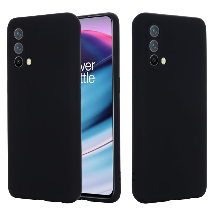 Pure Color Liquid Silicone Shockproof Full Coverage Case, For OnePlus Nord CE 5G