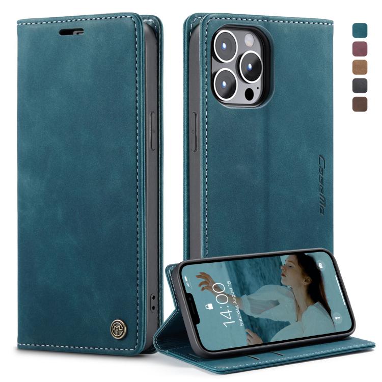 CaseMe-013 Multifunctional Retro Frosted Horizontal Flip Leather Case with Card Slot & Holder & Wallet, For iPhone 13 mini, For iPhone 13, For iPhone 13 Pro, For iPhone 13 Pro Max