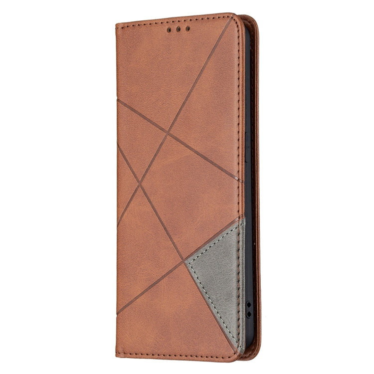 Rhombus Texture Horizontal Flip Magnetic Leather Case with Holder & Card Slots, For OPPO Reno6, For OPPO Realme 8 / 8 Pro, For OPPO Realme C15 / C12 / C25, For OPPO Realme C21 / C20, For OPPO Realme 8 5G / V13