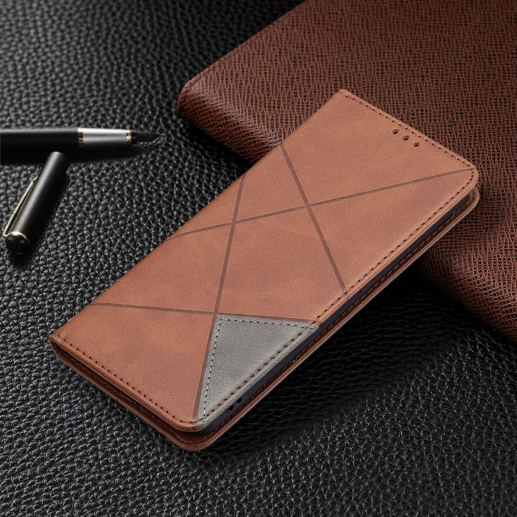 Rhombus Texture Horizontal Flip Magnetic Leather Case with Holder & Card Slots, For OPPO Reno6, For OPPO Realme 8 / 8 Pro, For OPPO Realme C15 / C12 / C25, For OPPO Realme C21 / C20, For OPPO Realme 8 5G / V13